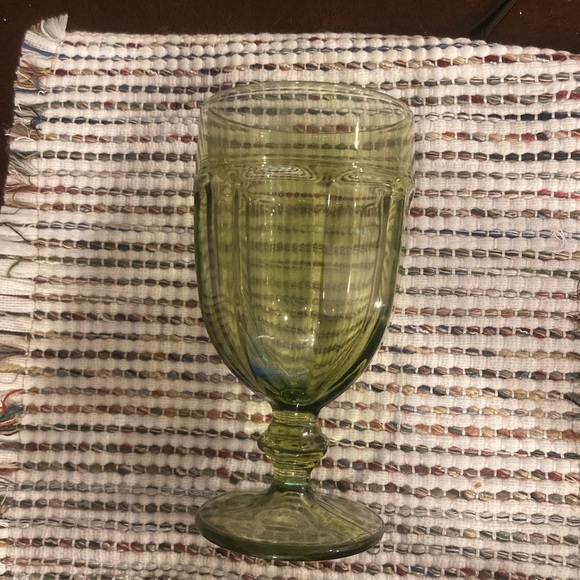 PAIR of Vintage Olive Green stem wear.  (If you need set of 4 for double fee) - Picture 4 of 7